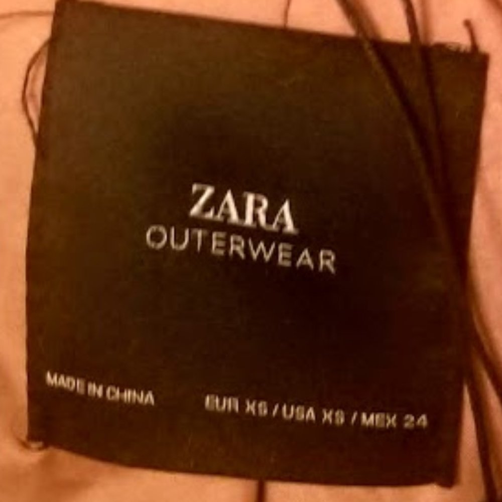 NWOT | ZARA OUTERWEAR | Warm Light Brown | Faux Fur Shearling Coat | Size: XS - Picture 12 of 16